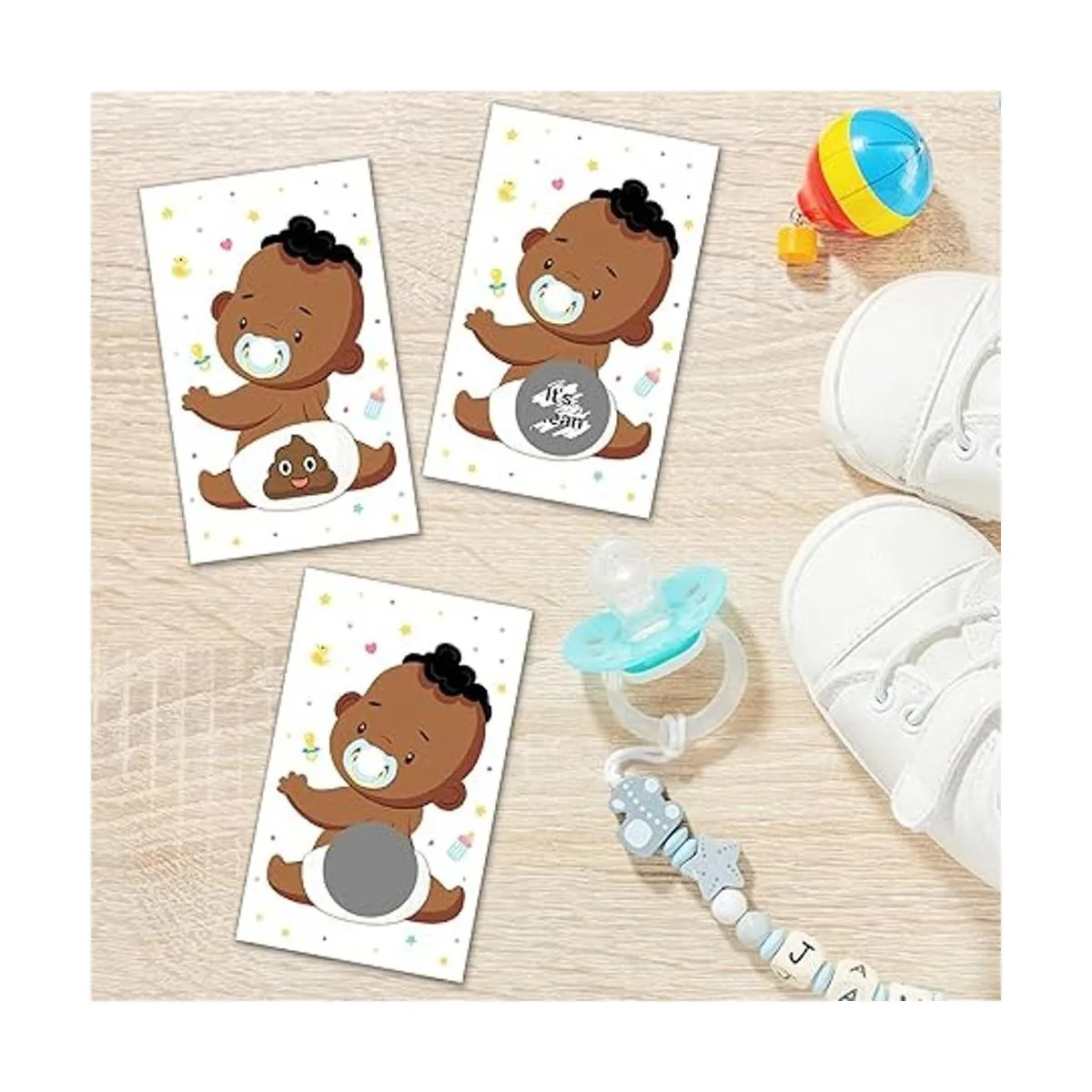 Juego de tarjetas de rifa para baby shower boletos de_3