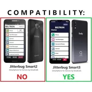 BELTRON Funda con clip para Jitterbug Smart3 funda_3