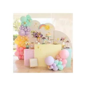 Kit de guirnalda de globos de macarrón de unicornio pastel_3