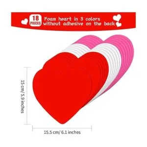 Juego de 388 calcomanías de espuma para el día de San_2