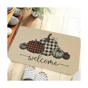 ONWAY Tapete decorativo para puerta de otoño con diseño de_3