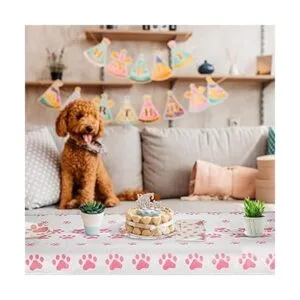 Decoraciones de cumpleaños para perros suministros de_5