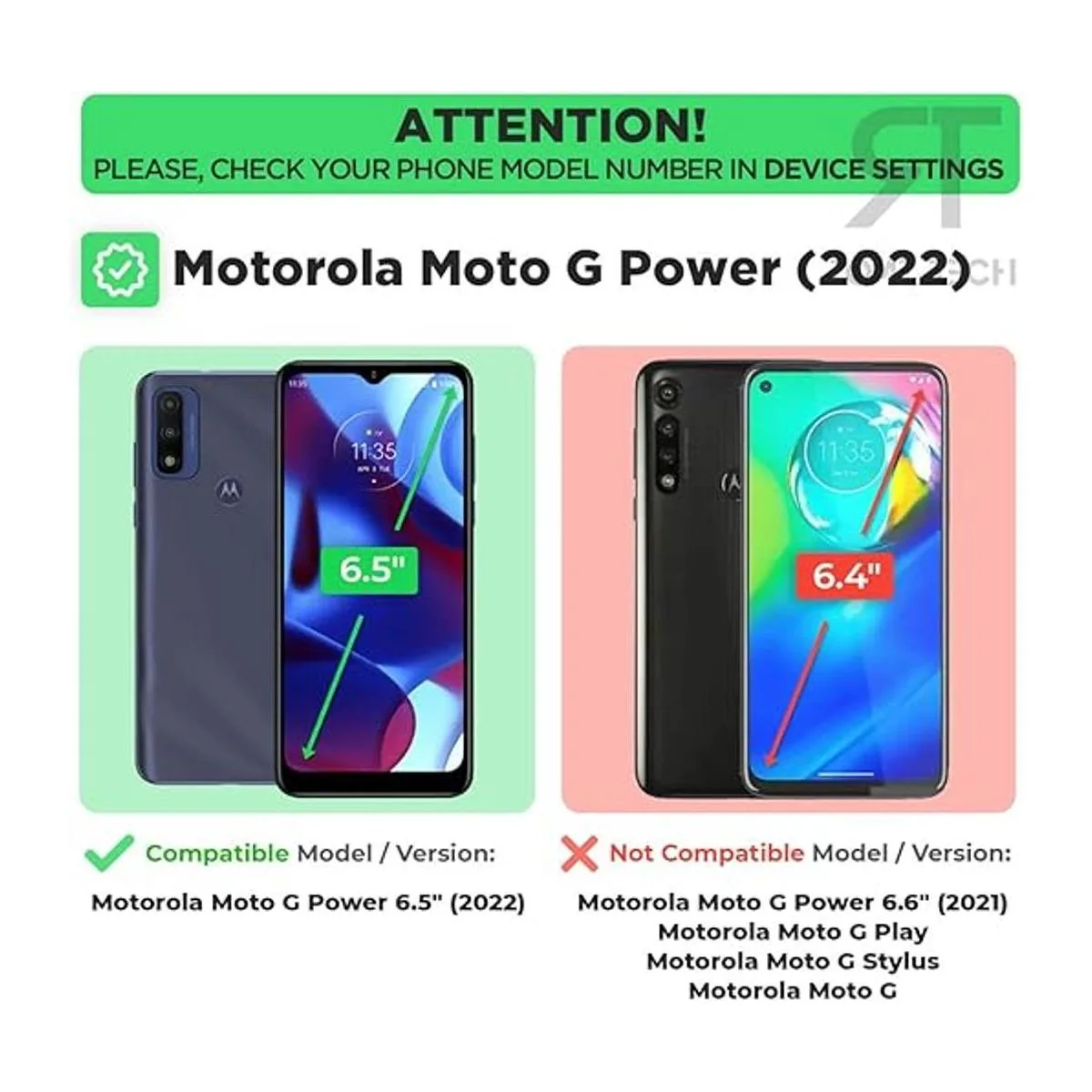 Rome Tech Funda con clip para cinturón para Moto G Power_2