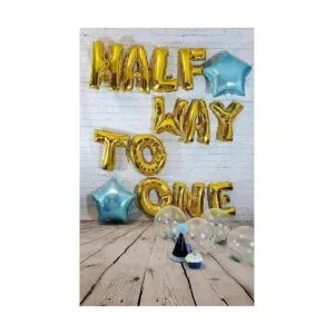 JeVenis 15 globos de medio camino a uno decoraciones de_2