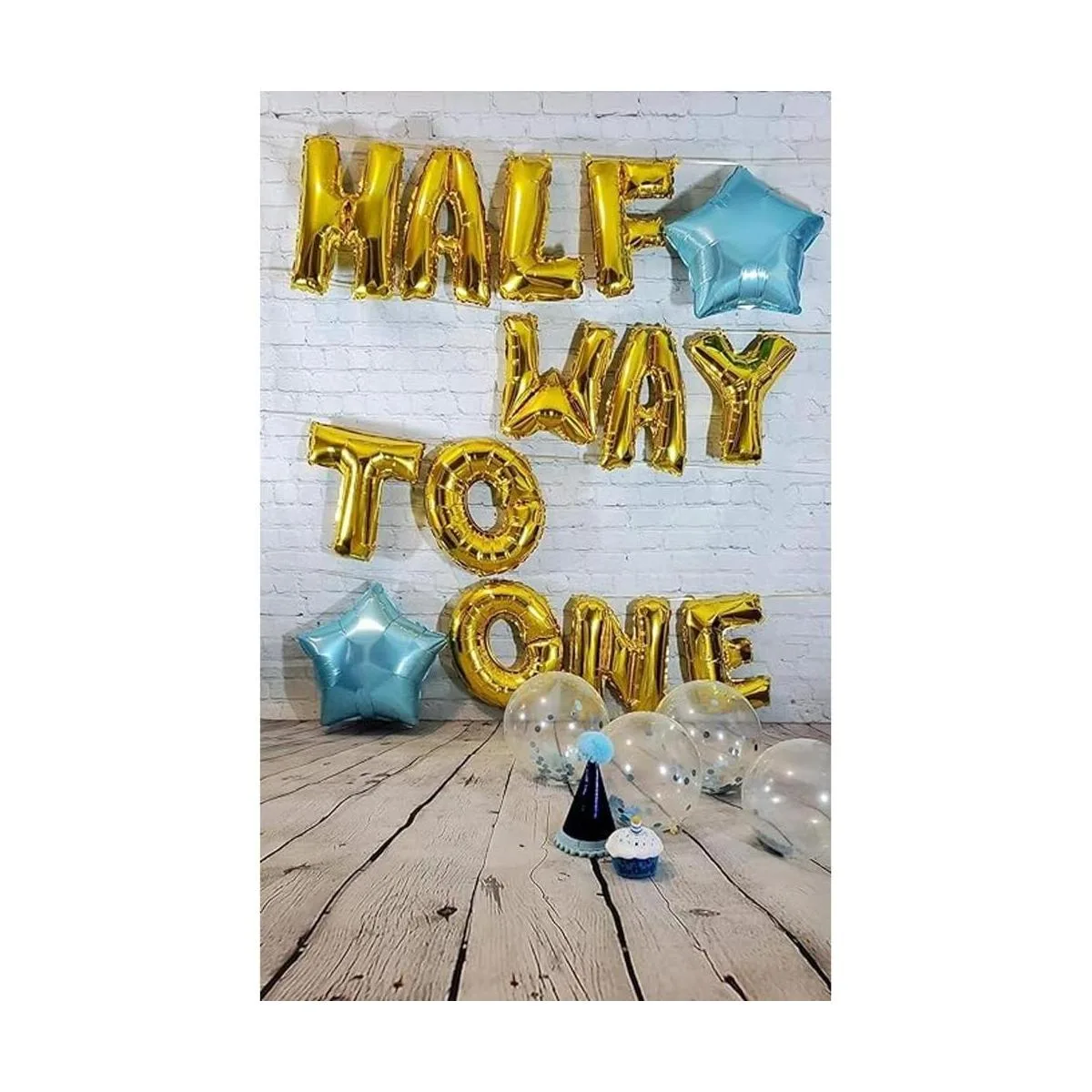 JeVenis 15 globos de medio camino a uno decoraciones de_2