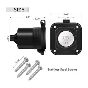 Gerguirry Entrada de alimentación Shore 15 amperios 125_2