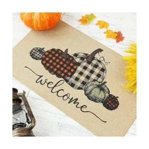 ONWAY Tapete decorativo para puerta de otoño con diseño de_4