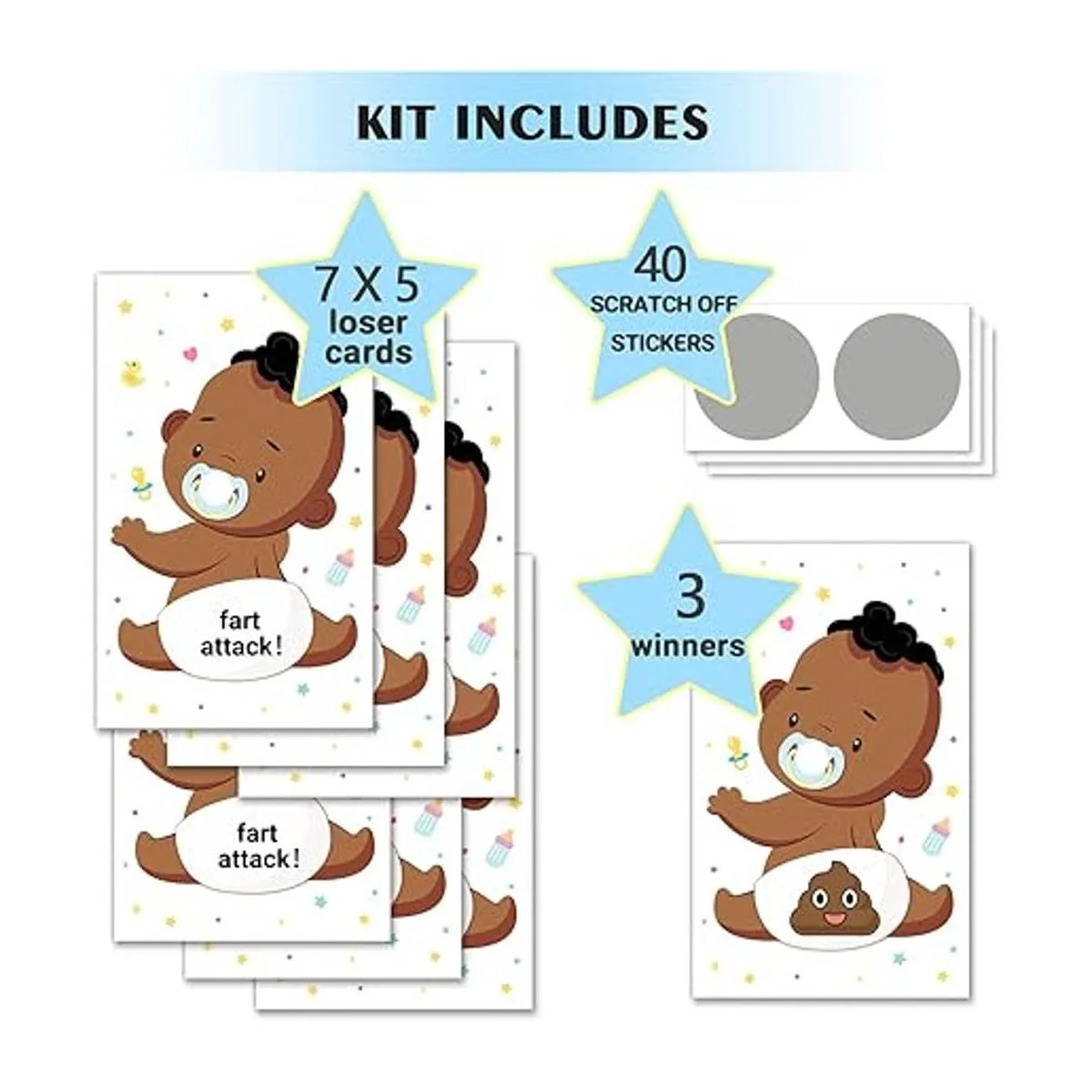 Juego de tarjetas de rifa para baby shower boletos de_2