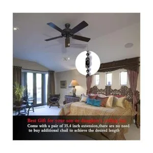 Iceyyyy Juego de cadena de ventilador de techo de bronce_6