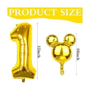 20 globos de papel de aluminio con diseño de cabeza de_2