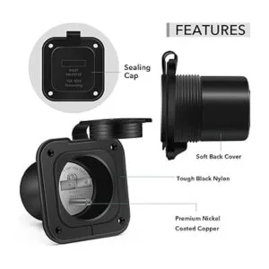 Gerguirry Entrada de alimentación Shore 15 amperios 125_3