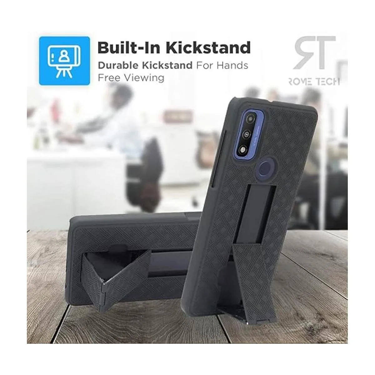 Rome Tech Funda con clip para cinturón para Moto G Power_5