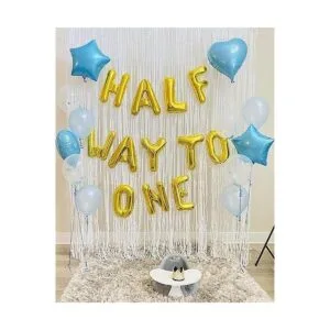 JeVenis 15 globos de medio camino a uno decoraciones de_3