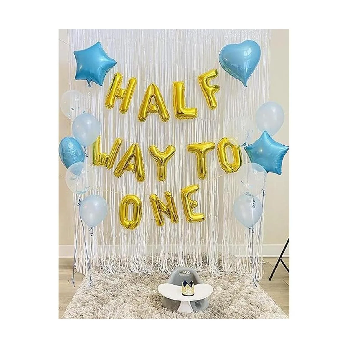 JeVenis 15 globos de medio camino a uno decoraciones de_3