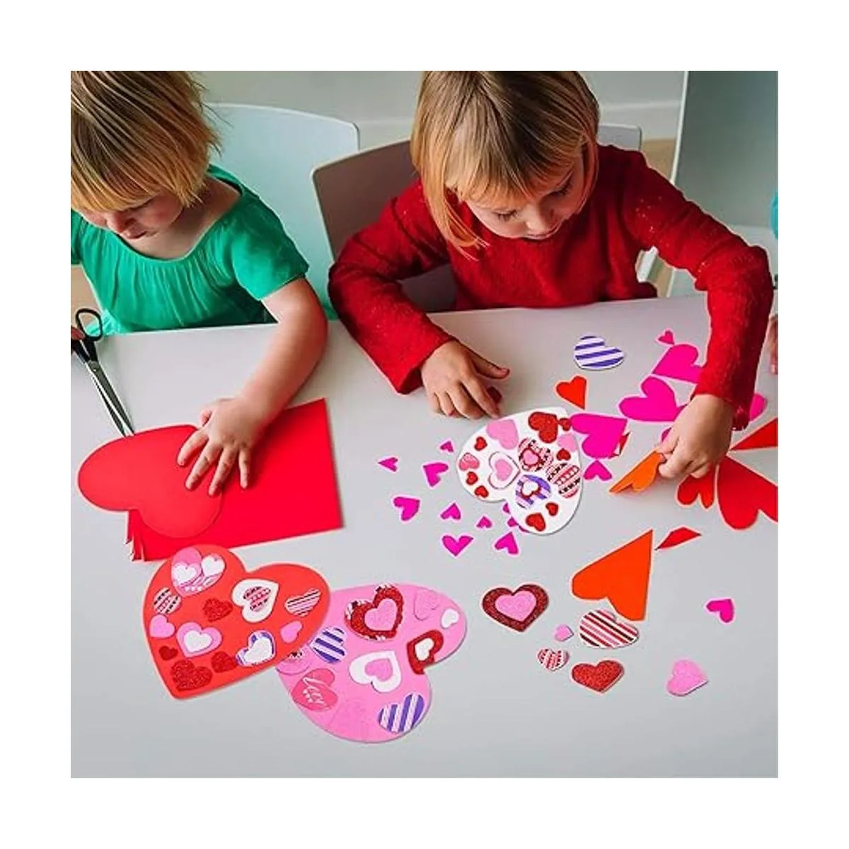 Juego de 388 calcomanías de espuma para el día de San_5