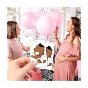 Juego de tarjetas de rifa para baby shower boletos de_5