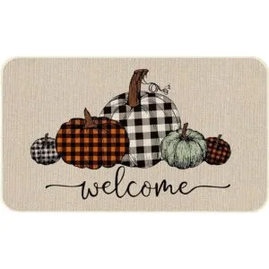 ONWAY Tapete decorativo para puerta de otoño con diseño de_1