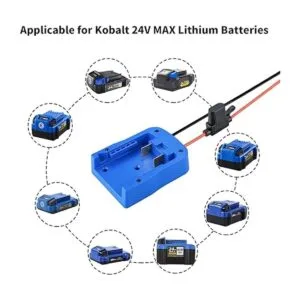 Adaptador de rueda eléctrica para batería Kobalt de 24 V_6