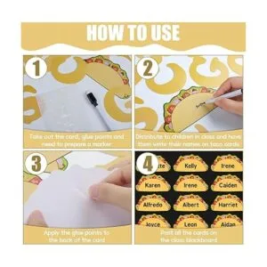 Taco Bout a Great Class Cutout con 48 recortes de taco_4