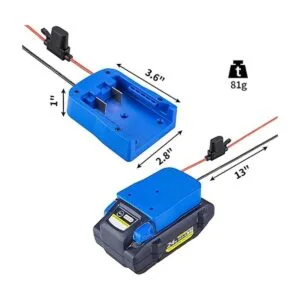 Adaptador de rueda eléctrica para batería Kobalt de 24 V_3