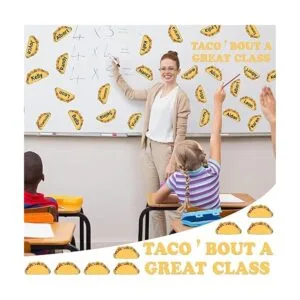 Taco Bout a Great Class Cutout con 48 recortes de taco_2