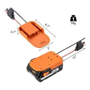 Adaptador de rueda eléctrica Ridgid AEG de 18 V Hyper_3