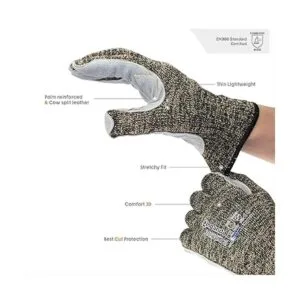 ANDANDA Guantes de trabajo de seguridad resistentes al_2