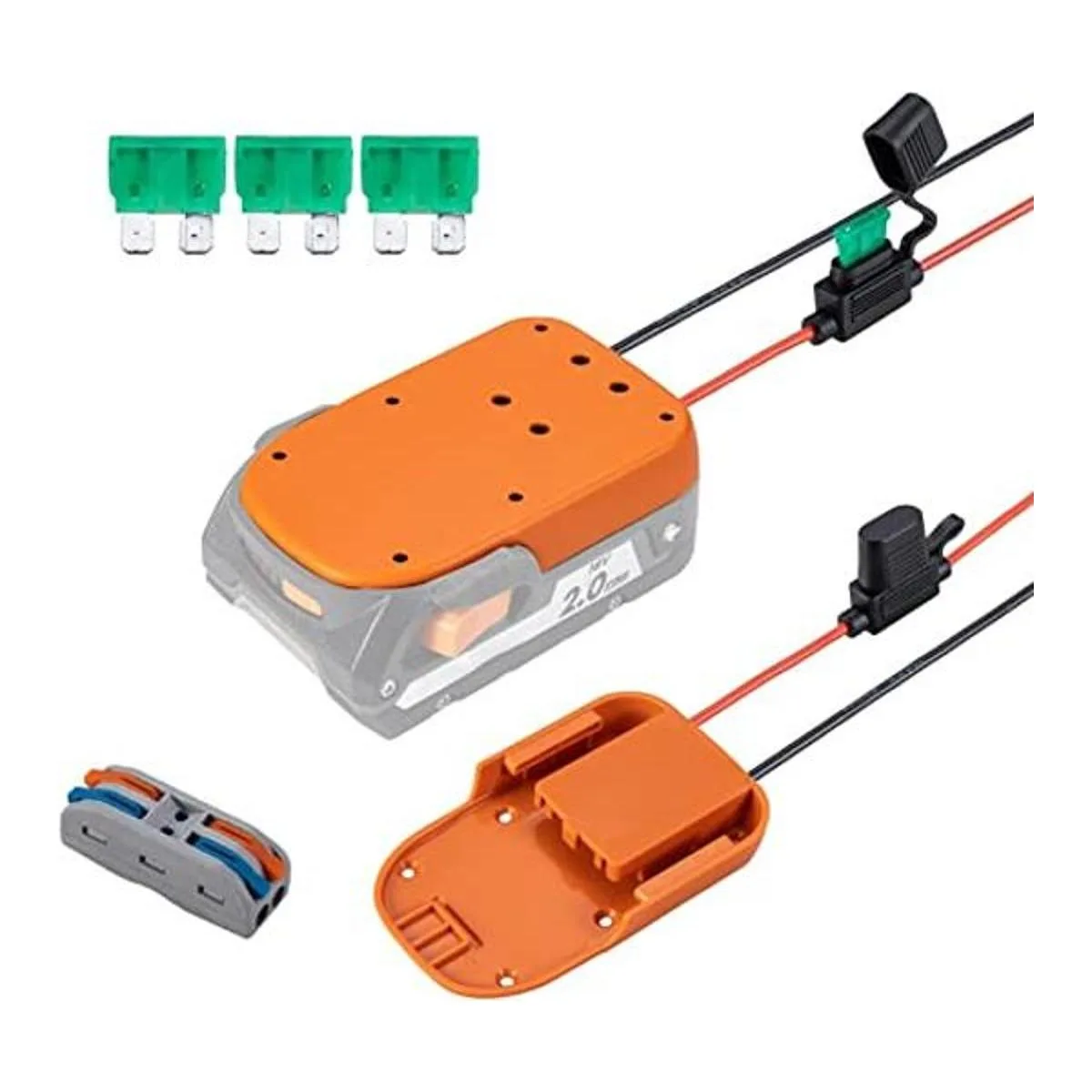 Adaptador de rueda eléctrica Ridgid AEG de 18 V Hyper_1