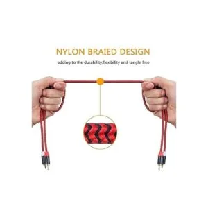 Cable RCA de 15 pies cable de subwoofer estéreo de audio_3