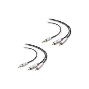 Cable Matters Paquete de 2 cables de audio estéreo RCA a_3