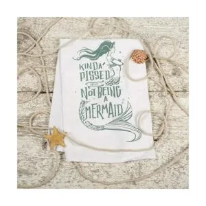 26935. Paño de cocina de algodón con texto Kinda Pissed_2