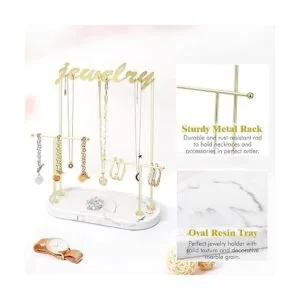 Emibele Soporte organizador de joyería soporte para_5