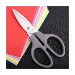 HITOPTY Tijeras multiusos grises tijeras rectas_4