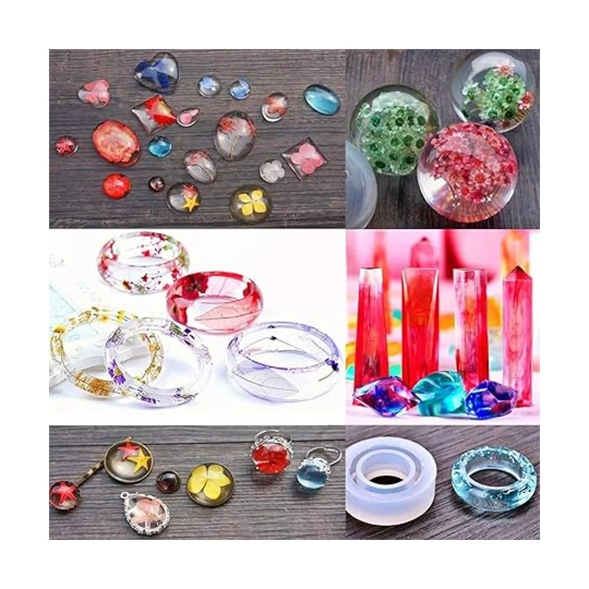 Juego de 15 herramientas de fundición de resina incluye_5