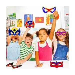 24 piezas de colores para tu propia máscara de héroe_5