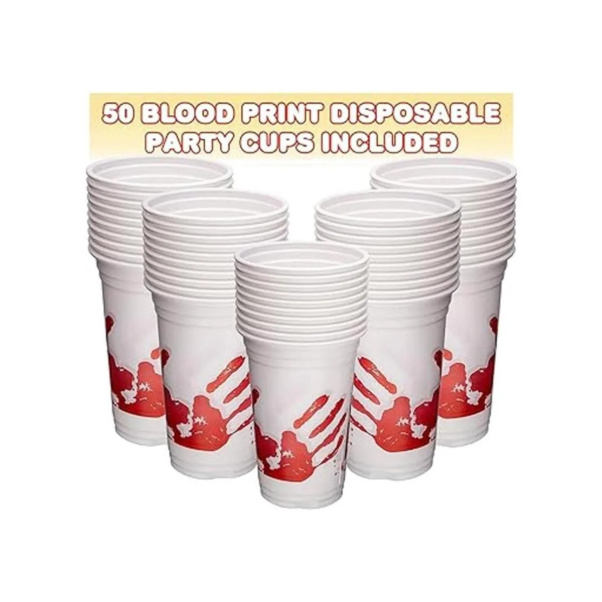 ArtCreativity Vasos de plástico para fiesta de Halloween_2