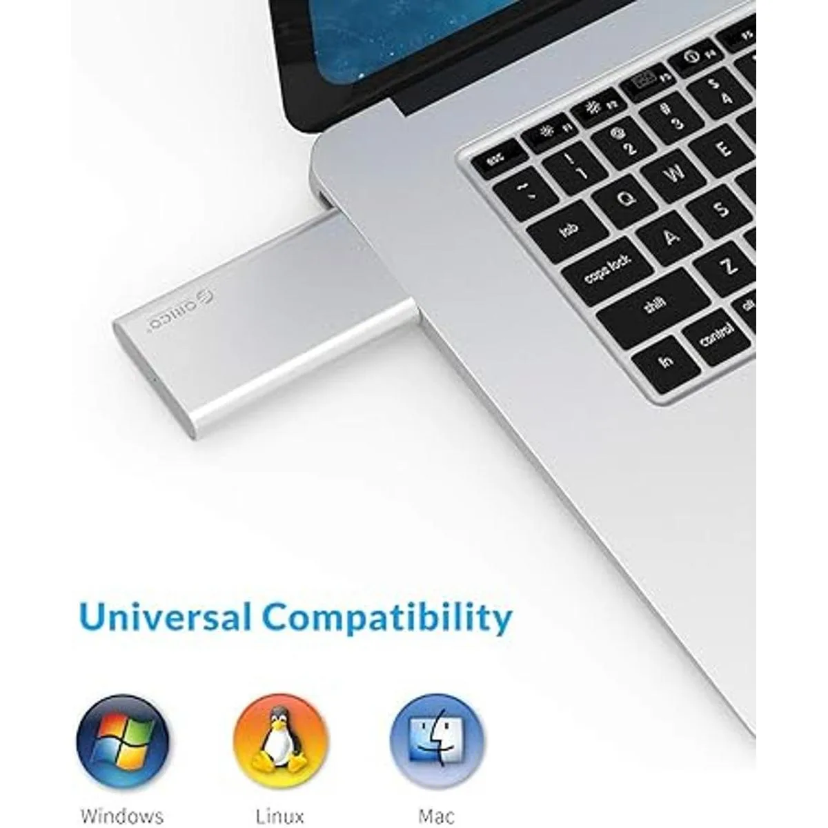 ORICO Caja SSD Adaptador mSATA portátil no requiere_4