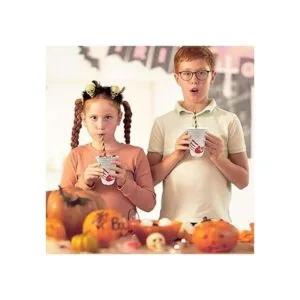 ArtCreativity Vasos de plástico para fiesta de Halloween_5