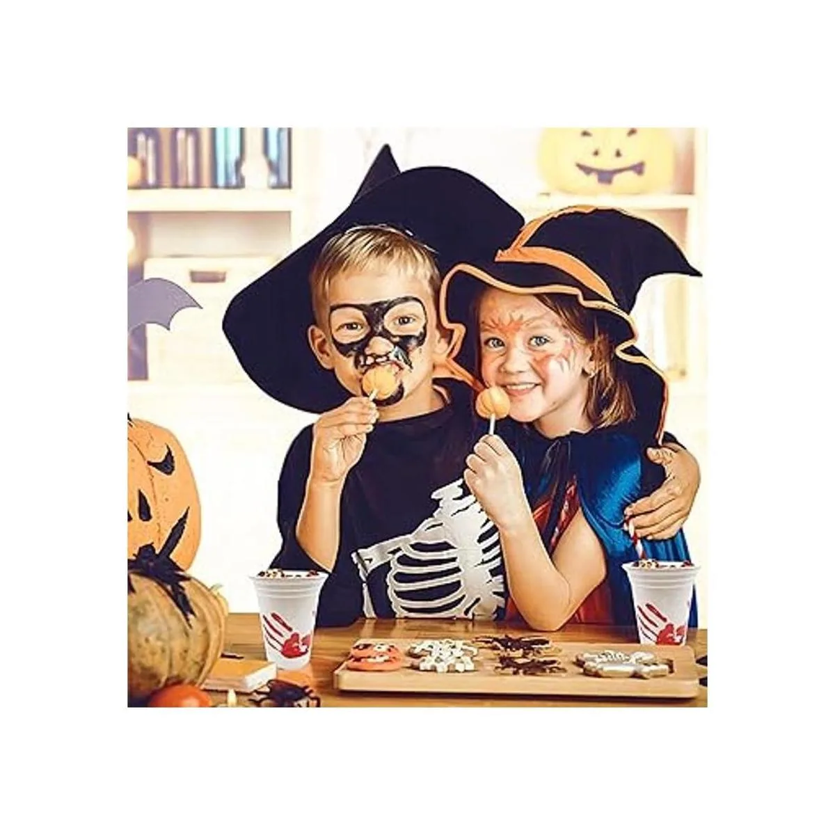 ArtCreativity Vasos de plástico para fiesta de Halloween_6