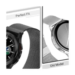 Paquete de 2 correas de metal sin huecos compatibles con_4