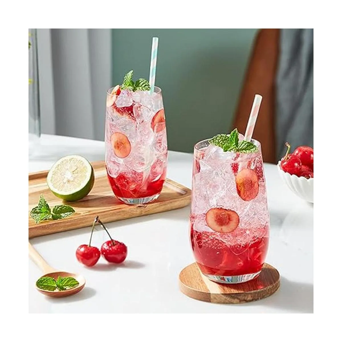 14pcs Unfinished Wood Coasters 4 Inch Round Blank Wooden_6