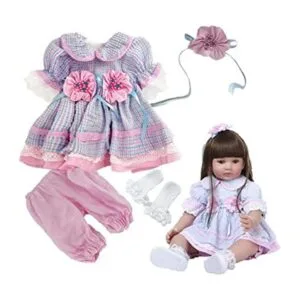 Muñecas Reborn recién nacidas ropa de vestir accesorios_1