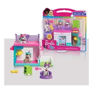 Just Play Juego de 8 piezas de Barbie Pets para el día_1