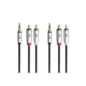Cable Matters Paquete de 2 cables de audio estéreo RCA a_1