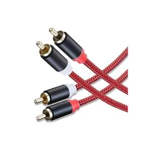 Cable RCA de 15 pies cable de subwoofer estéreo de audio_1