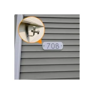 Colgador de placas de dirección para revestimiento de_5