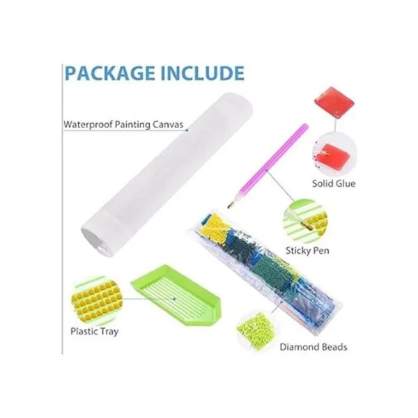 Kit de pintura de diamante 5D por números nativo_6