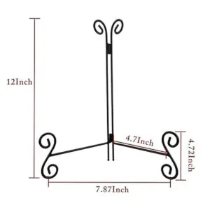 Soporte de placa soporte de placa de 12 pulgadas paquete_4