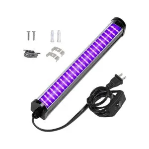 Barra de luz negra luz UV LED negra portátil de 25 W con_1