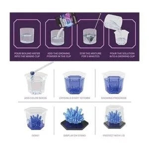 Kit de cultivo de cristal para niños regalos de_4